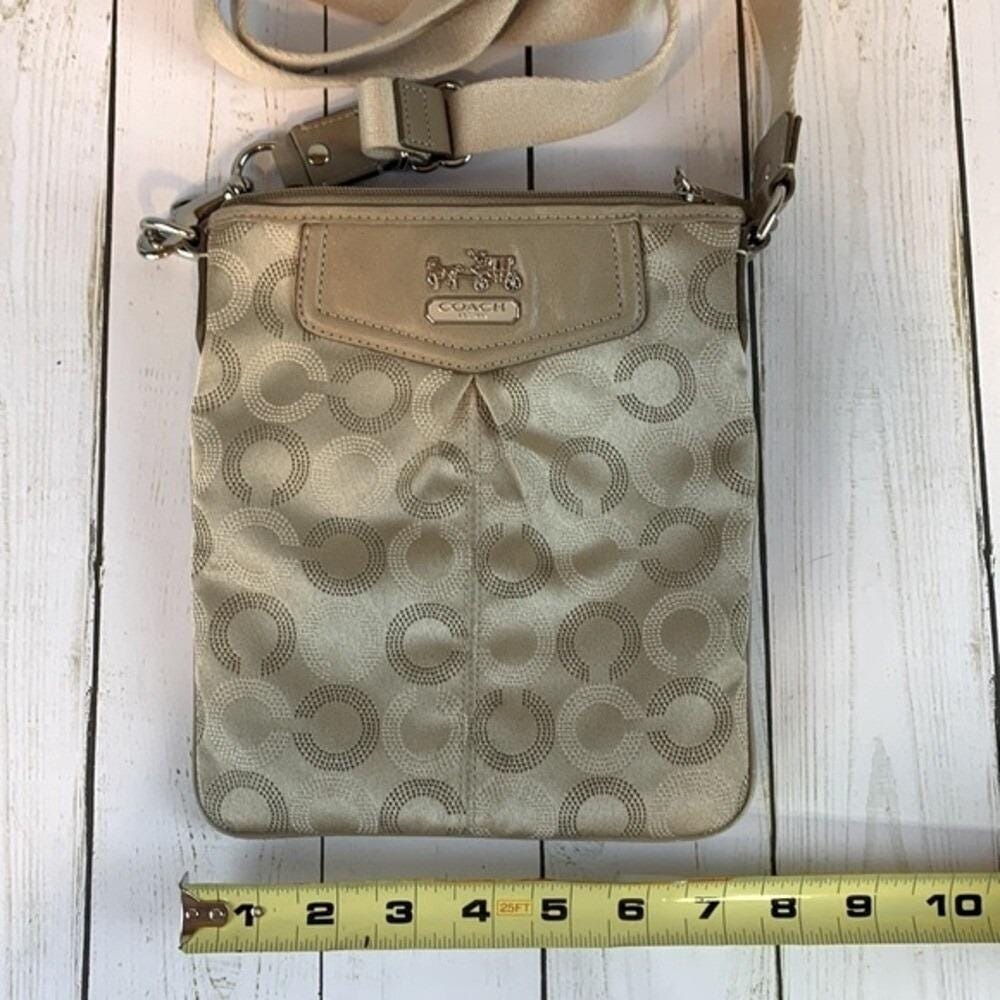 Coach Madison Optical Art Swingpack Crossbody - Beige - Picture 7 of 10